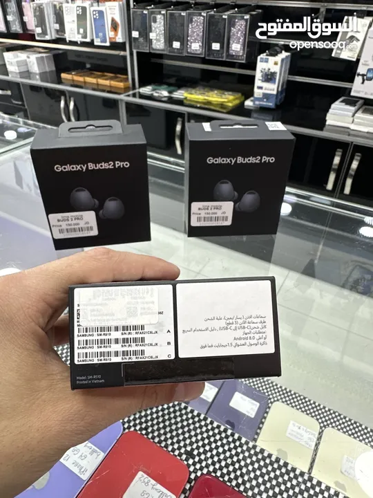 Samsung galaxy (buds 2 pro)  سماعة سامسونج الاصلية جديدة مسكرة بالكرتونة   العرض لفترة محدودة //////