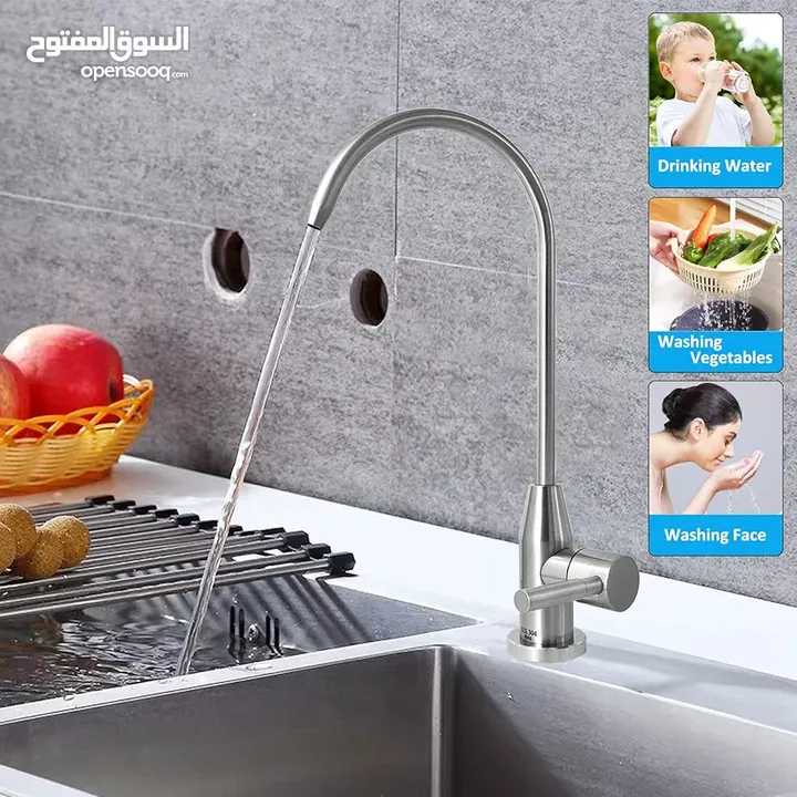 حنفية فلتر ماء ستانلس ستيل