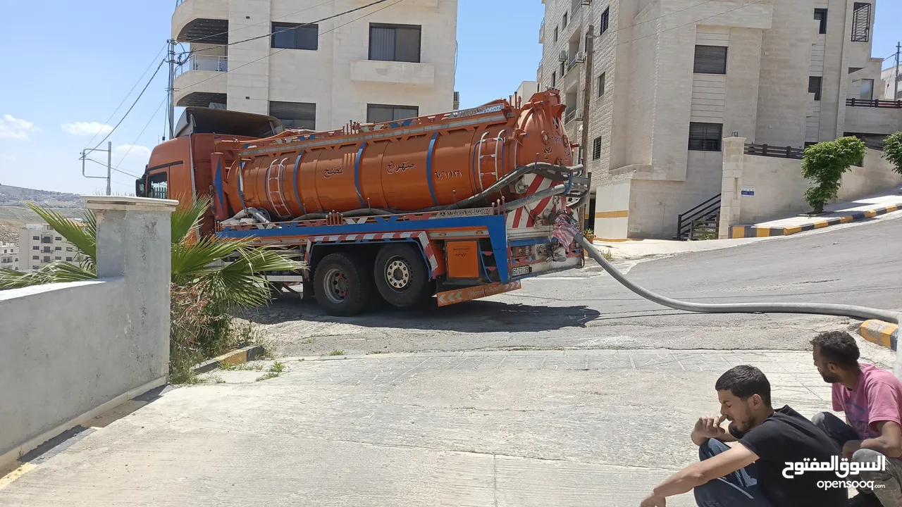 صهريج نضح سحب جوار امتصاصيه في عمان