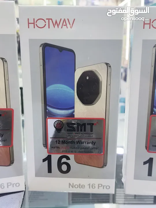 جديد جديد NOTE 16 PRO جيجا 128 رام 12 مكفول سنة كاملة بطارية 5160 قوي جدا متوفر توصيل