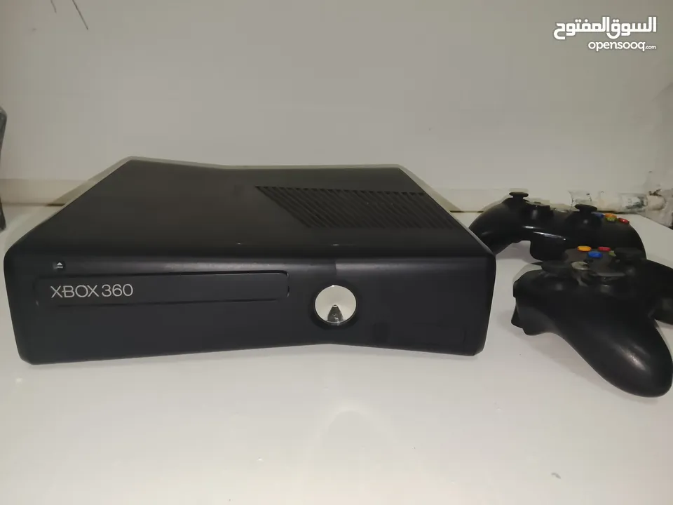 أكس بوكس 360 سليم مع ايدتين مهكر 100 لعبة مجدد بسعر غير عن السوق فقط 550 شيكل في مجال بالسعر