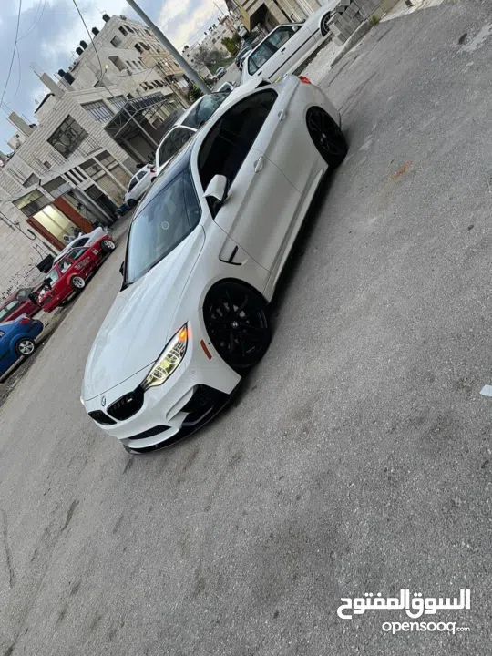 Bmw 435i 520 حصان فل فل اضافات بروجيكتر حساس 360 كميرات360 فرش جلد دم الغزال امكانية قبلو نص كاش ونص