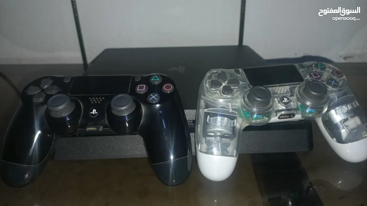 بلايستيشن 4 سلم ps4 slim مستعمل بحالة جيدة جدا اقرأ الوصف