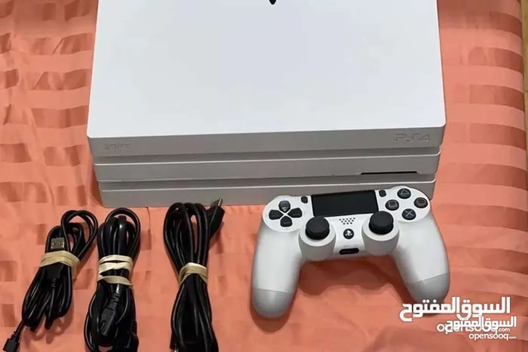 بلي ستيشن 4 برو ابيض 1 تيرا / ps4 pro