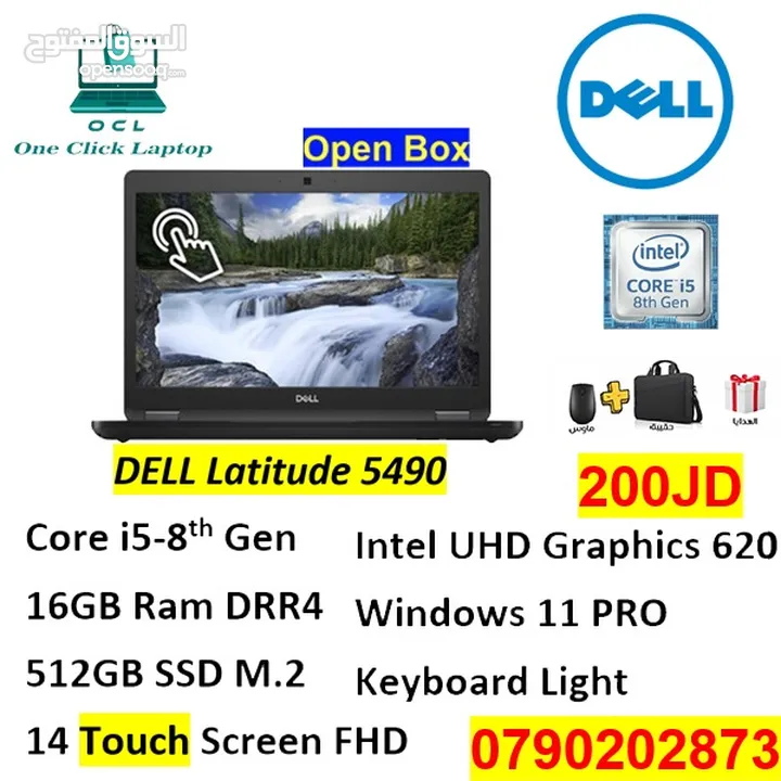 بأفضل سعر بالأردن Dell Latitude 5480 Core i5 7th 8GB RAM 256GB SSD M.2 14 SCREEN