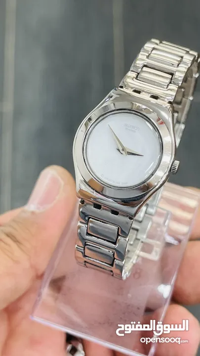 3 ساعات سواتش سويسري Swatch swiss الساعات بحالة الوكالة بدون علبة وكفالة شغالات 100‎%‎