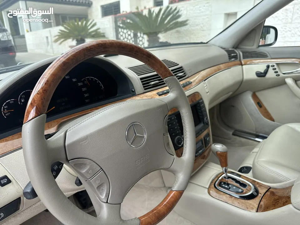 مرسيدس S350 Large - فحص كامل بدون ملاحظات - صيانة وكالة - موديل 2004 - اعلى مواصفات