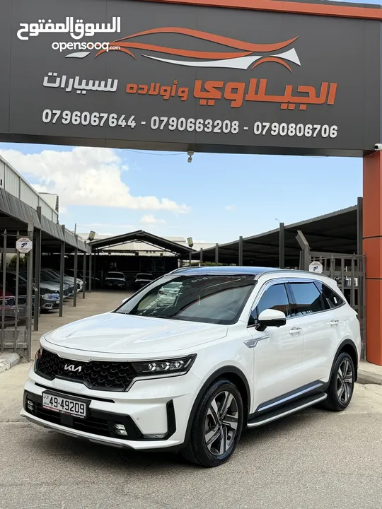 كيا سورينتو 2021 هايبرد فل اضافات اعلى صنف بريميوم بلس برستيج vip فحص كامل ممشى قليل