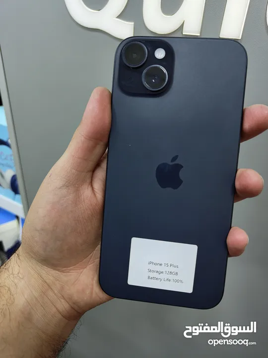 IPHONE 15 PLUS ( 128GB ) USED /// ايفون 15 بلس ذاكرة 128 مستعمل وكاله