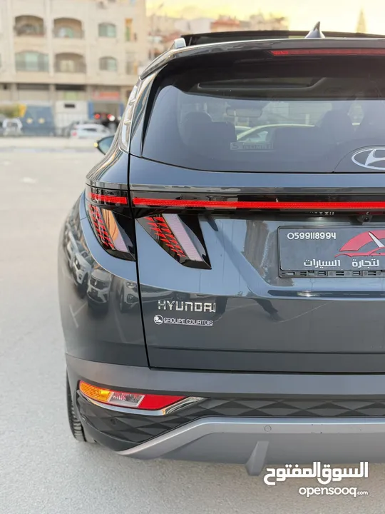 هونداي توسان ترخيص 2022 محرك 1600 هايبرد plug in/يقطع على الشحنه 65 كيلو متر  271 حصان