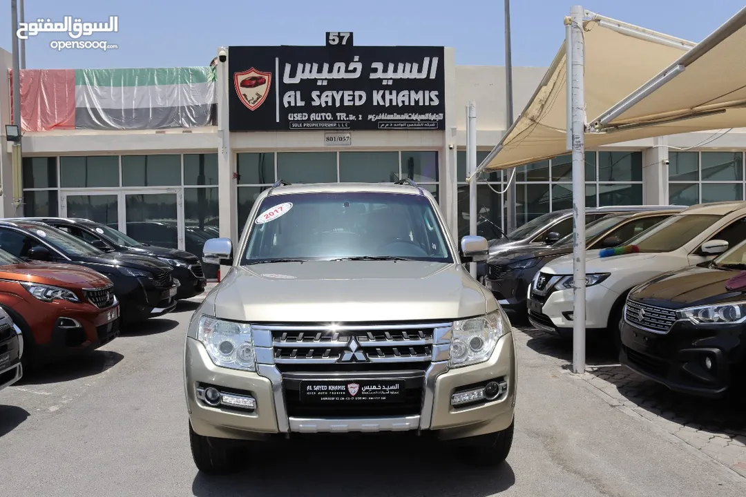 MITSUBISHI PAJERO 2017 GCC EXCLLENT CONDITION WITHOUT ACCIDENT