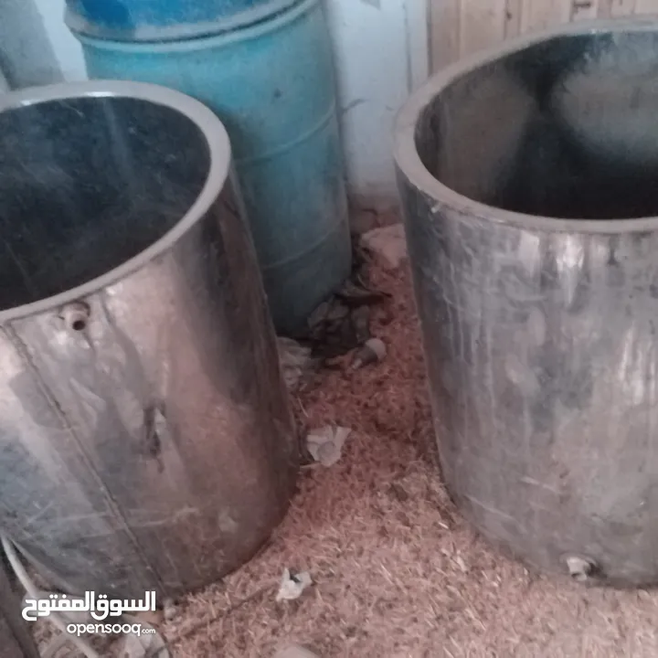 سخانات حليب دبل جكيت وحوض جبنه وَماكنات قهوه