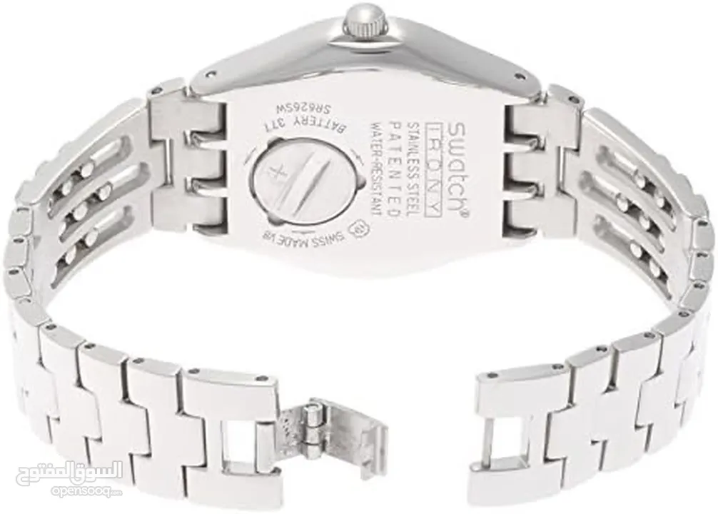 ساعة SWATCH  SPARKLANCE STANLESS STEEL ولا شخط وجديدة بورقتها لم تلبس بعد (تم تنزيل السعر!!)