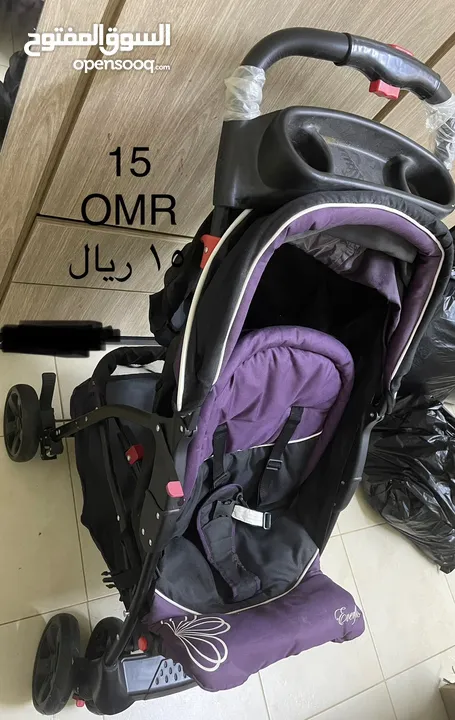 عربة و مشاية و دراجة للاطفال