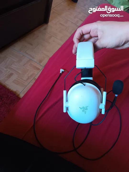 Razer black shark v2. X white edition  Used like new