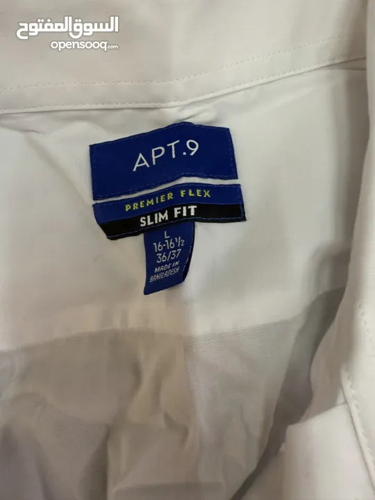 قميص رسمي رجالي مقاس لارج slim fit