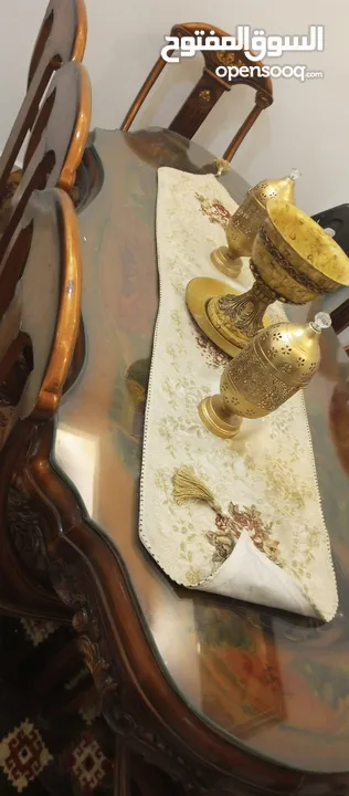 طاوله سفره دمياطي خشب زان للبيع بداعي للسفر