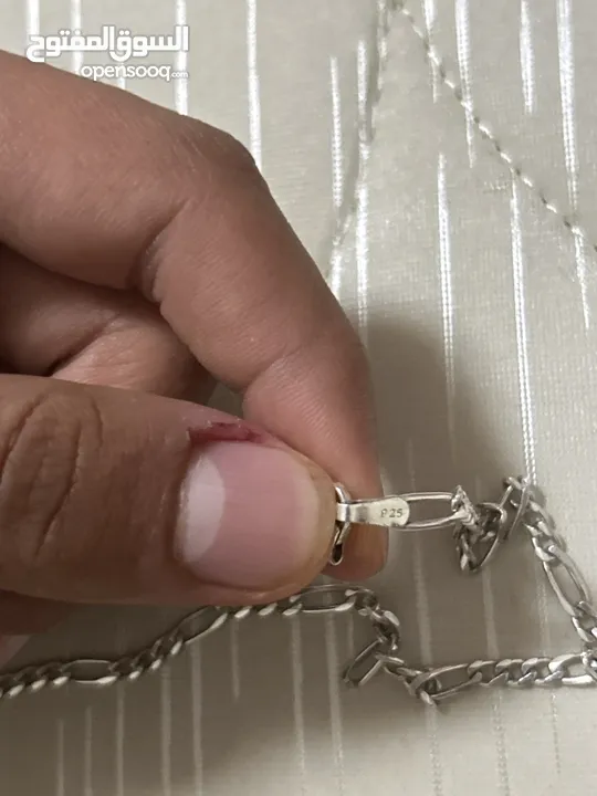 سنسال فضه اصلي عريض