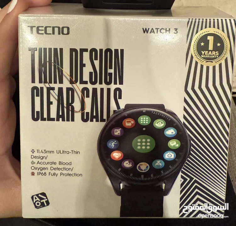 Tecno watch 3  ساعة تكنو