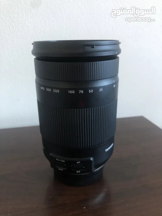 عدسة Tamron 18-400mm f/3.5-6.3 VC HLD لكاميرات نيكون – حالة ممتازة