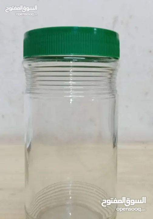 علب زجاجية وبلاستيكية جديدة New bottel & jar plastic or glass