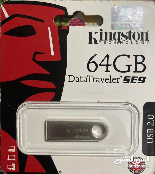 فلاشات كينجستون مساحات مختلفة بسعر الجملة Kingston flash drive