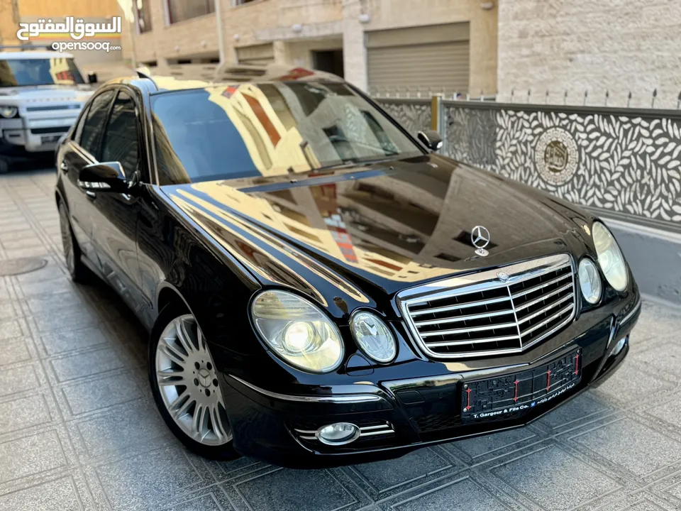 مرسيدس E200 2009 فحص كامل avantgarde كاملة الأضافات وارد الشركة غرغور بحالة الشركة