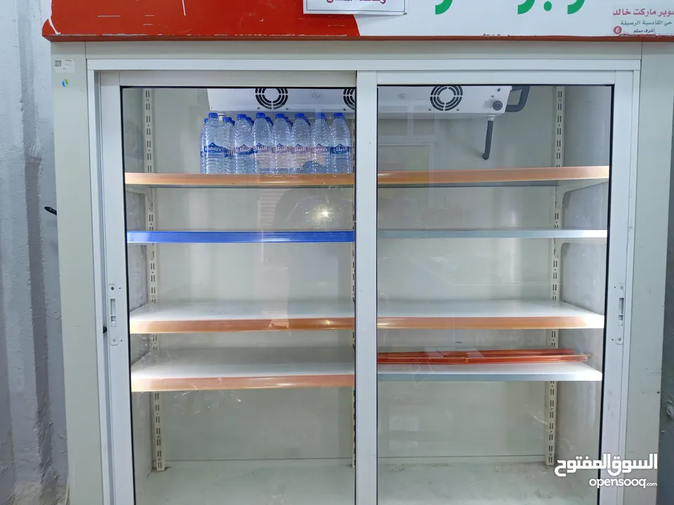 ثلاجه عرض بابين سحاب بحاله وكاله بسعر مغري