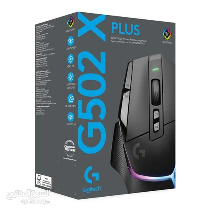 Logitech G502 X Plus Wireless Gaming Mouse