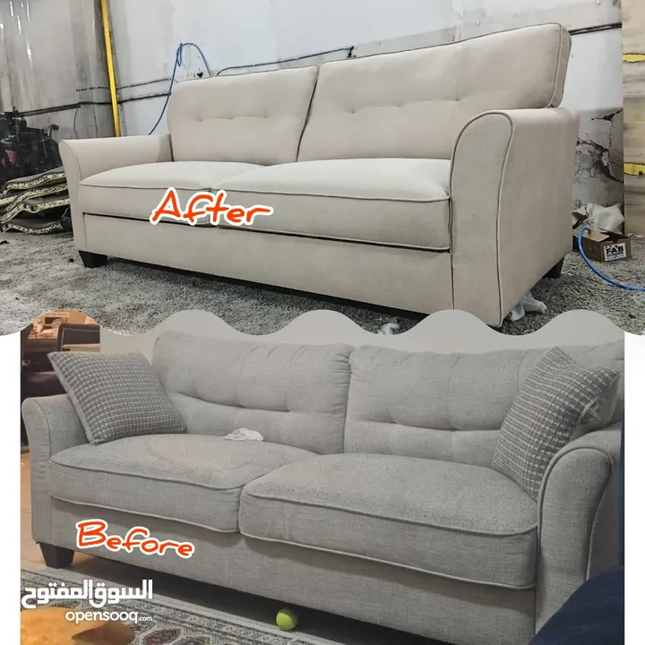 Sofa upholstery and customization of sofa and curtains  Get luxury in your budget
