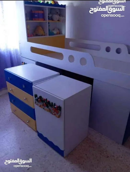 غرفه نوم اطفال استعمال بسيط جدا