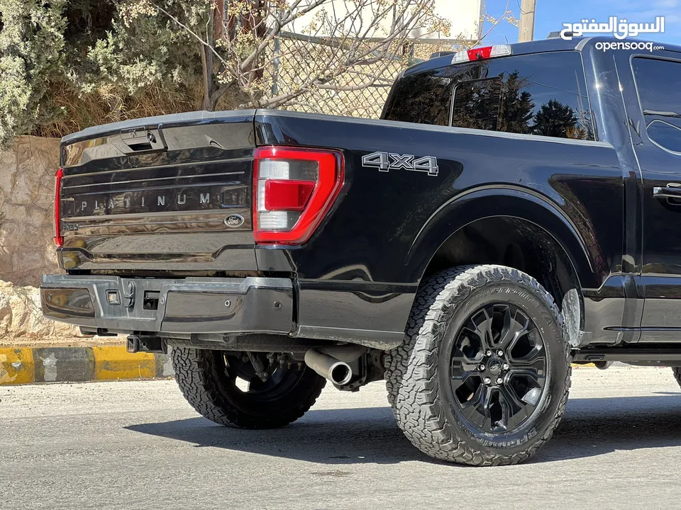 2022 FORD F-150 Platinum Hybrid Black-Edition