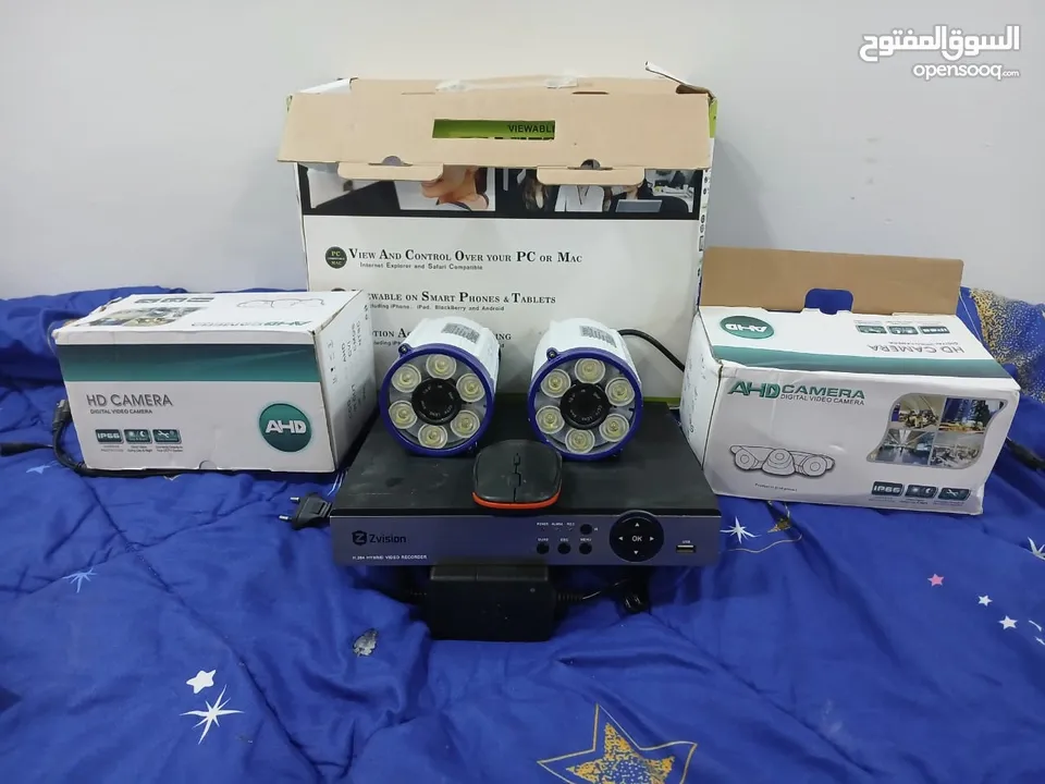 2كاميرا. HDو DVR جداد لم يستعملن ابدا