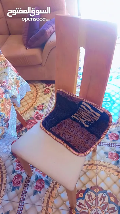 طاوله سفره خشب زان للبيع