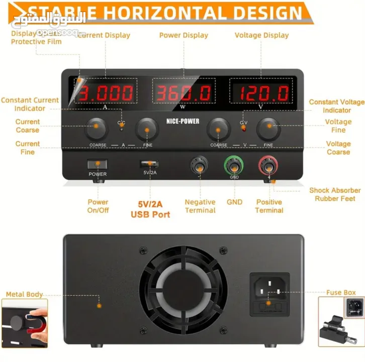 Power Supply 120V/3A