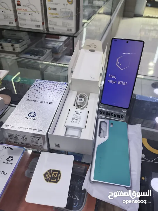 الحديث وصل CAMON 40 PRO 4G  معه كامل اغراضو جيجا 256 رام 24 متوفر توصيل