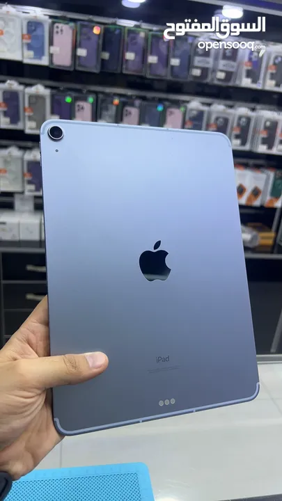 iPad AIR 4 (256) GB ايباد اير 4 ايل جديد  Wi-Fi + Cellular واي فاي مع خط جديد كفالة سنة