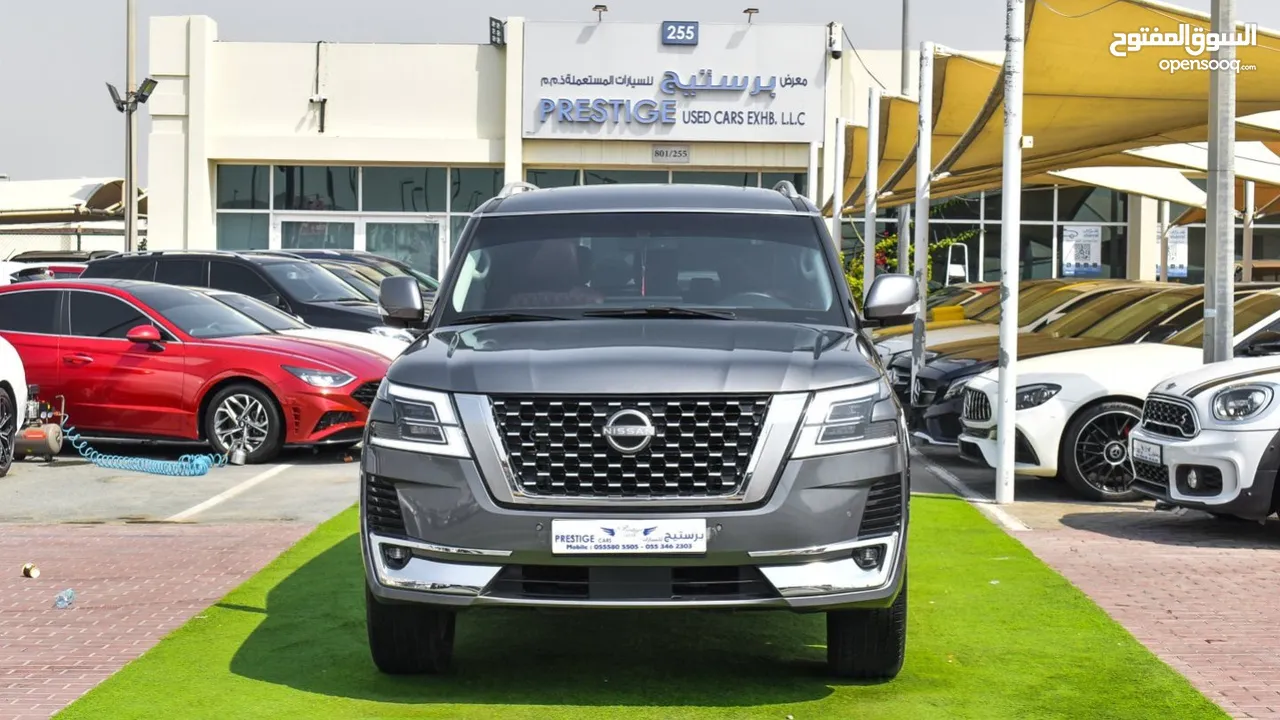 Nissan Patrol Platinum 2016 BODY KIT 2023 GCC V8