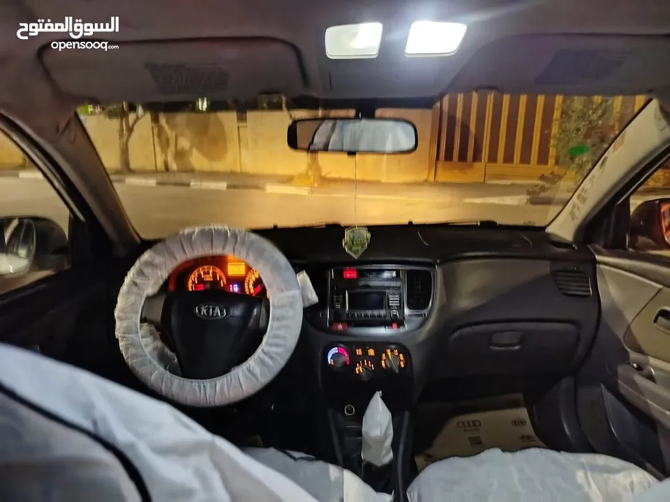 كيا ريو 2009 السياره بالصلاه عالنبي مشدشده دهان جديد بدها افرهول او راس او ماطور فحص نخب كراتين
