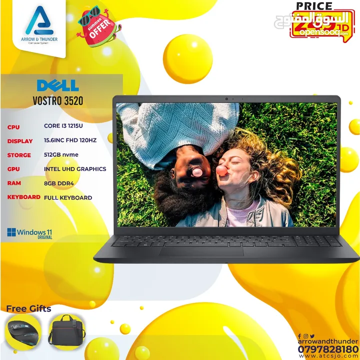 لابتوب ديل اي 3 Laptop Dell i3 بافضل الاسعار