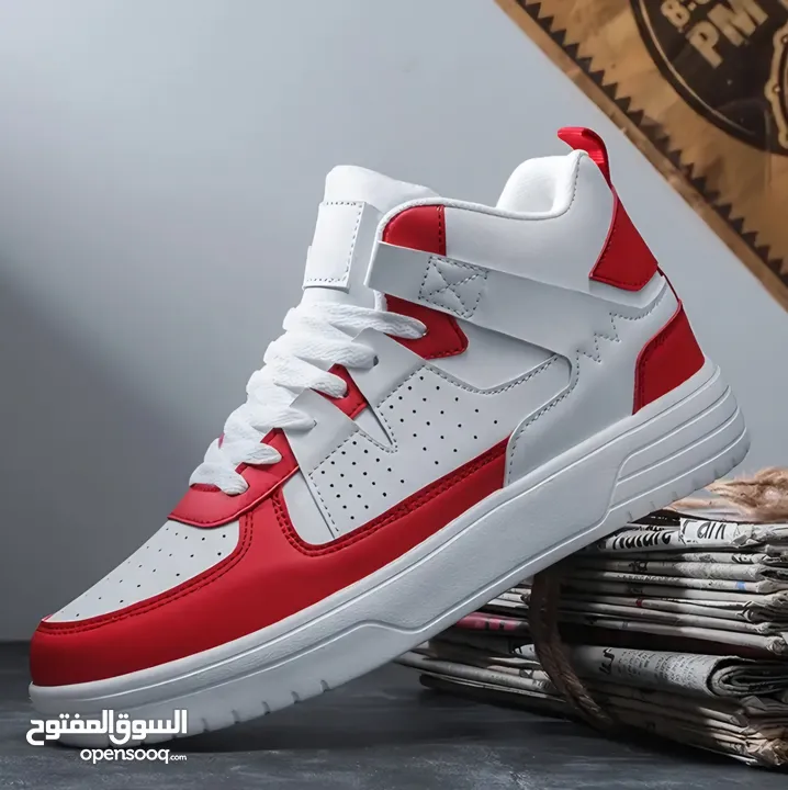 Sports shoes (red and white) BRAND NEW with free delivery