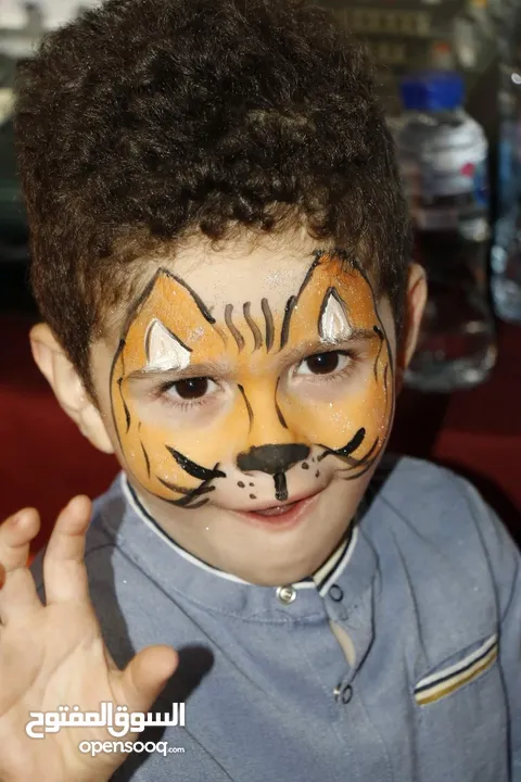 رسم على الوجه للأطفال بطريقة إحترافية