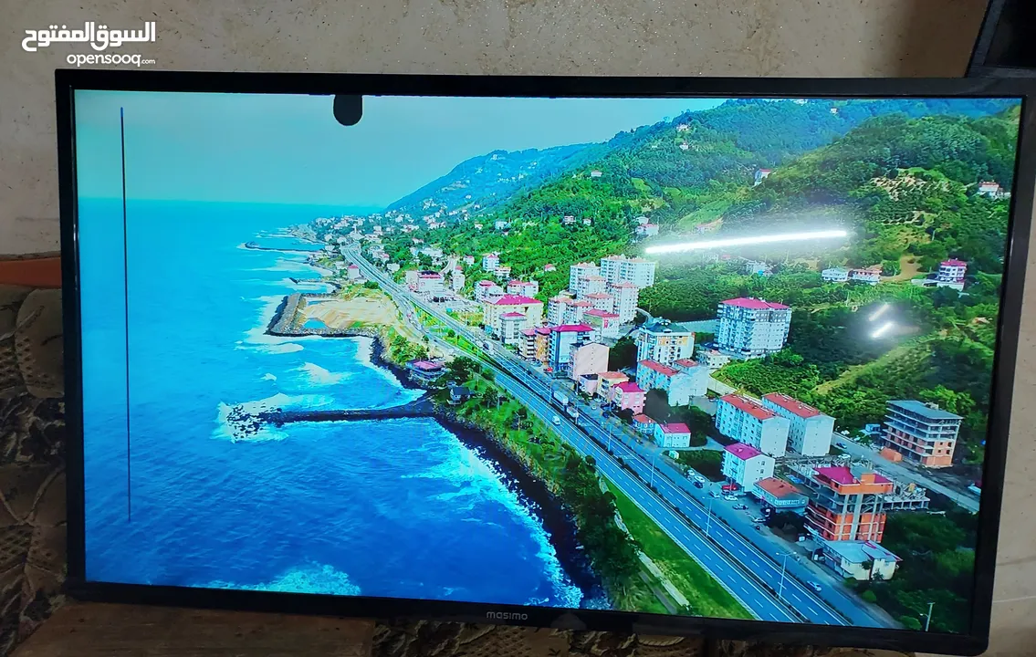 شاشة تلفزيون ليد 55 بوصة فقط 250 شيكل