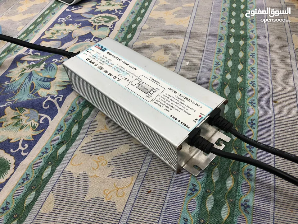 LED Driver 150W 12.5A Waterproof IP67 Power Supply 12V DC Transformer Adapter Thinner and Durable Lo