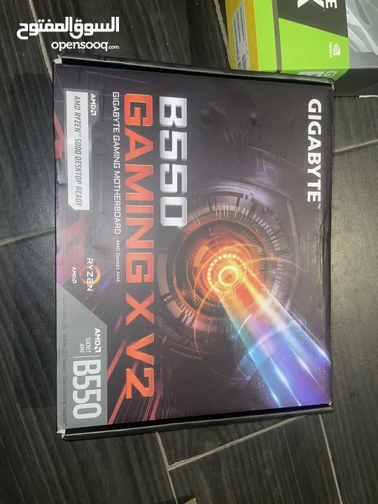 كرت شاشة RTX 2060 ومذربورد b550 x v2