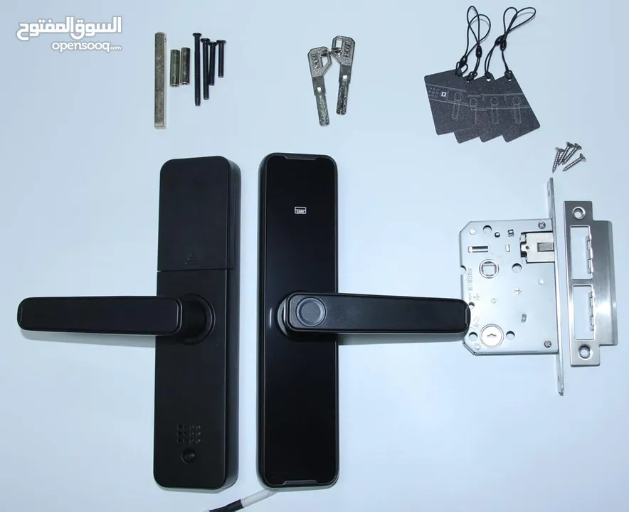 قفل باب الكتروني ذكي مع بصمة دخول Intelligent Lock WiFi Biometric Fingerprint Smart Door