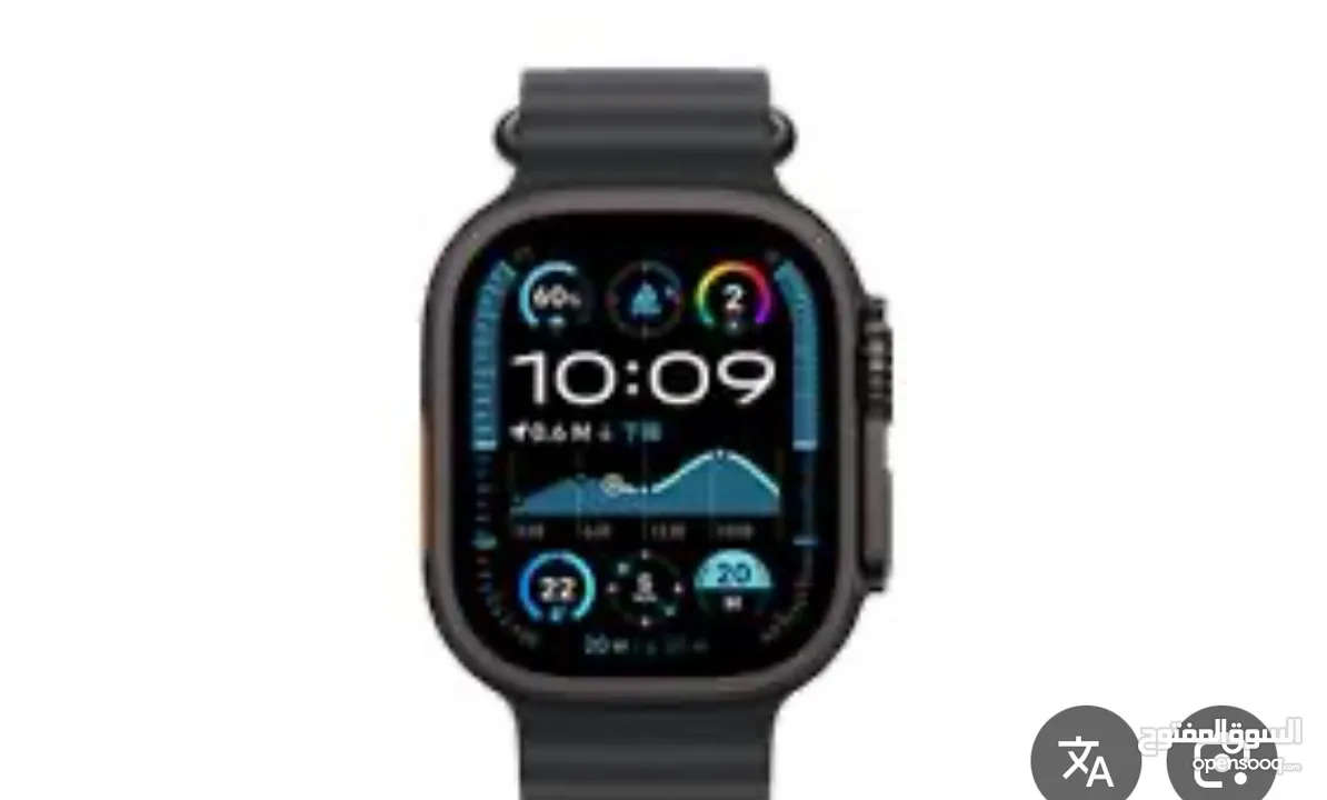 APPLE WATCH ULTRA 2 49mm ابل واتش ألترا 2 حجم 49  مسكره فلكرتونه كفاله ابل سنه 12 شهر