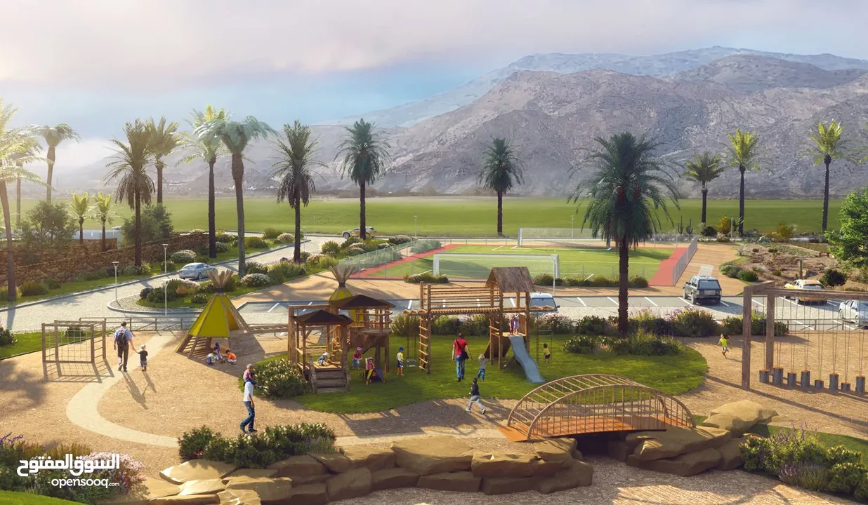 شاليه/مزرعة ضخمة للبيع في منتجع السيفة  Chalets in Jebel Sifah Resort