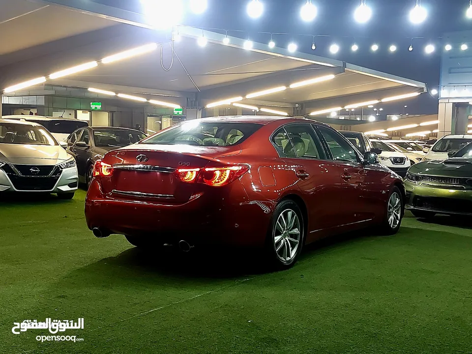 انفنتي Q50t موديل 2014 خليجية فل ابشن رقم واحد