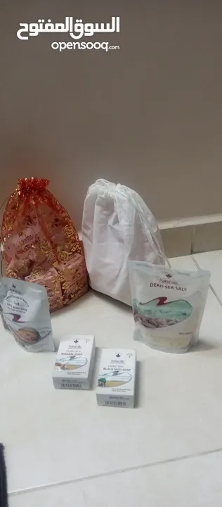 بكج منتجات البحر الميت هدايا طينه املاح صابون